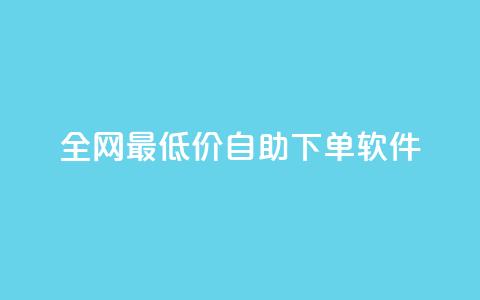 全网最低价自助下单软件,qq下单平台全网最低价 - 拼多多免费助力工具无限制 拼多多小刀测试视频 第1张