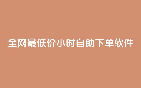 全网最低价24小时自助下单软件,抖音点赞免费24小时在线 - 快手业务办理平台免费 快手24小时下单技巧和注意事项 第1张