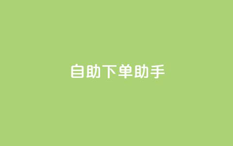 qq自助下单助手,全网最低价业务平台官网 - 抖音充赞 24自助下单服务平台便宜 第1张