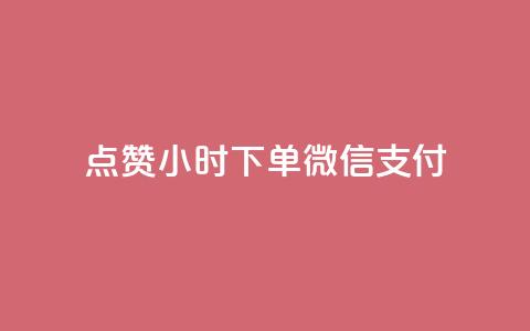 点赞24小时下单微信支付 - 24小时内轻松下单，微信支付便捷无忧! 第1张