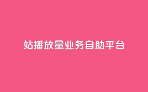 b站播放量业务自助平台 - B站推出自助平台助力播放量提升~ 第1张