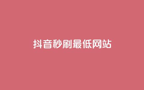 抖音秒刷最低网站 - qq自动下单平台官网 第1张