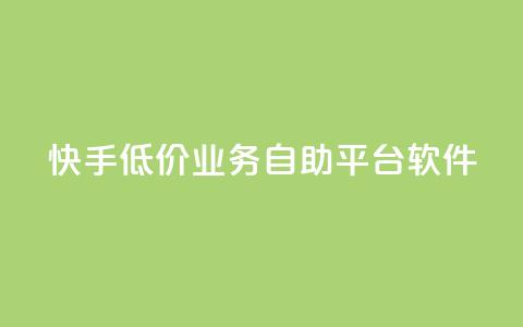 快手低价业务自助平台软件,抖音投放24小时好还是12小时 - 快手涨粉ks ks免费业务平台便宜 第1张