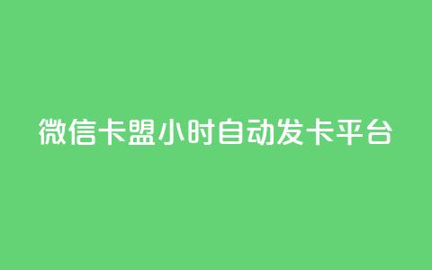 微信卡盟24小时自动发卡平台,抖音怎样拉粉丝 - qq绿钻卡盟 快手粉丝怎么计算的钱 第1张