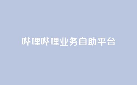 哔哩哔哩业务自助平台,qq空间自助业务 - b站24小时下单平台网站 亿卡盟网 第1张