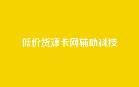 低价货源卡网辅助科技 - 实惠货源卡网络辅助科技全攻略！ 第1张