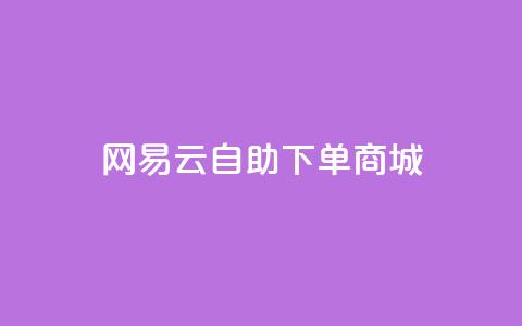 网易云24h自助下单商城,qq空间人气精灵软件 - dy自助24小时下单平台 qq业务平台网站 第1张