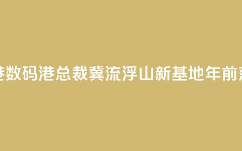 香港数码港总裁：冀流浮山新基地2030年前落成 第1张