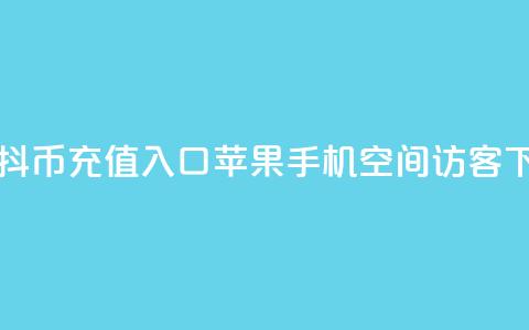 一元10抖币充值入口苹果手机 - 空间访客 第1张