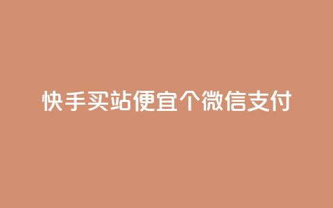 快手买站便宜100个微信支付,ks买赞自助下单下载 - qqc十年沉淀只做精品mba智库 免费领取的说说 第1张