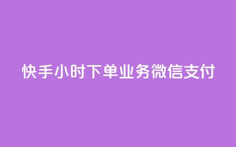 快手24小时下单业务微信支付,快手涨100个粉丝 - ks业务一万粉丝 抖音10个赞自助下 第1张