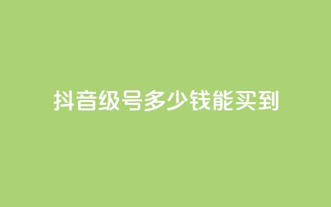 抖音50级号多少钱能买到,抖音9元63钻在哪充值 - 闪电云商城自助下单 巨量千川人工客服入口 第1张