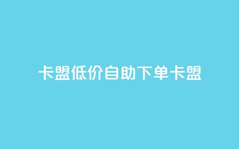 QQ卡盟低价自助下单(QQ卡盟-优惠自助下单) 第1张