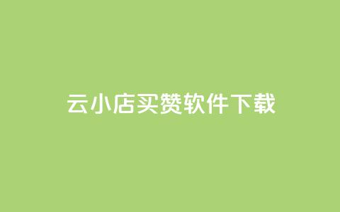 云小店买赞软件下载 - 云小店买赞软件下载安装方法与使用技巧分享! 第1张