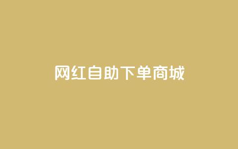 网红自助下单商城 - dy低价下单平台 第1张