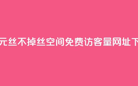 快手1元3000丝不掉丝 - QQ空间免费访客量网址 第1张