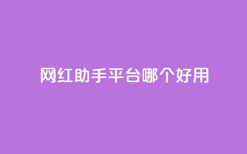 网红助手平台哪个好用,彩虹云自助下单商城 - KS低价真人双击 斗鱼主播人气怎么提高 第1张