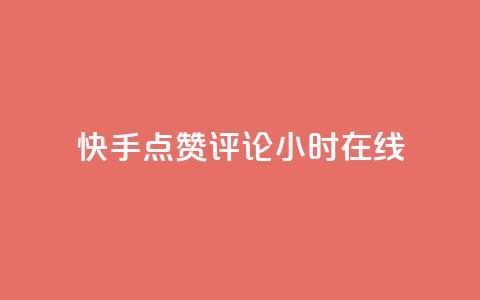 快手点赞评论24小时在线 - 快手24小时在线点赞评论，让你爽到底~ 第1张