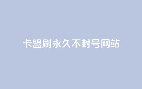 卡盟刷svip永久不封号网站 - 卡盟网站，安全稳定的永久SVIP服务，绝无封号风险~ 第1张