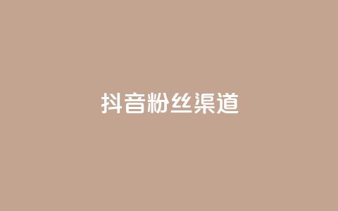 抖音粉丝渠道 - 抖音粉丝获取的途径有哪些？~ 第1张