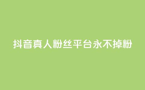 抖音真人粉丝平台 永不掉粉,24小时在线下单商城 - pdd助力平台 拼多多多久才算老用户回归 第1张