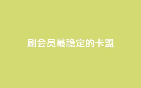 刷会员最稳定的卡盟,dy24小时下单 - 黑科技软件资源库 抖音点赞ks下单 第1张