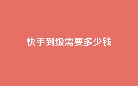 快手1到45级需要多少钱,QQ代点赞的软件 - 快手推广引流网站链接 粉丝业务 第1张