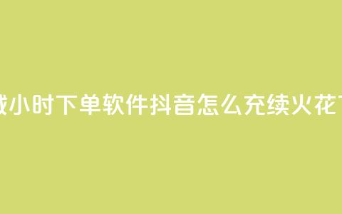 qq云商城24小时下单软件 - 抖音怎么充svip续火花 第1张