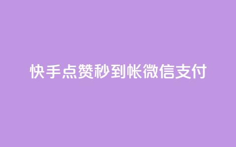 快手点赞秒到帐微信支付,网红商城官方入口 - qq空间怎么增加点赞次数 微博24小时秒单业务网 第1张