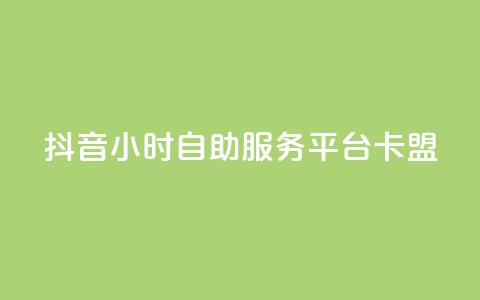 抖音24小时自助服务平台卡盟,Dy代实名平台 - 今日头条账号购买商城 cf手游科技网站 第1张