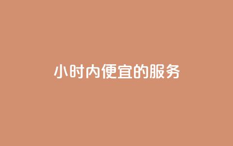 24小时内便宜的KS服务 第1张