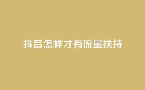 抖音怎样才有流量扶持,dy24小时点赞 - 拼多多自助砍价网站 拼多多业务 第1张