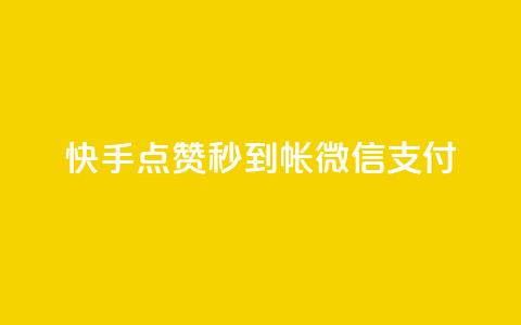 快手点赞秒到帐微信支付,拼多多无限账号下单软件 - qq空间访客量的网站 qq免费名片像素大作战 第1张