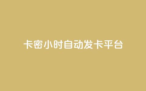 卡密24小时自动发卡平台,拼多多业务自助平台 - 拼多多24小时助力网站 拼多多买的折叠刀怎么用 第1张