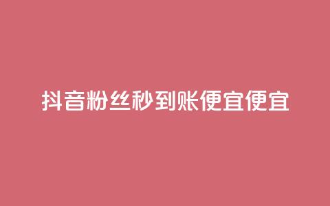 抖音粉丝秒到账便宜便宜,dy免费24小时下单平台 - 风速云商城24小时自助下单 ks24小时在线下单 第1张