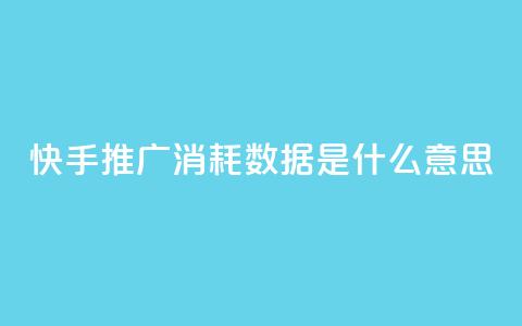 快手推广消耗数据是什么意思,小红书粉丝1w如何报价 - 拼多多砍价网站一元10刀 拼多多2018旧版本下载 第1张