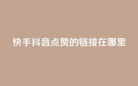 快手抖音点赞的链接在哪里,cf卡盟自助下单24小时 - 自助云商城快手下单 王者人气自助 第1张