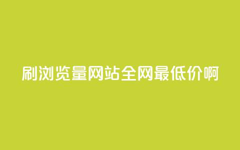 qq刷浏览量网站全网最低价啊 第1张