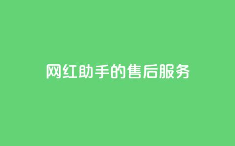 网红助手的售后服务,qq空间访问10人怎么弄 - 全网24小时自助下单网站在线 qq空间免费点赞赞 第1张