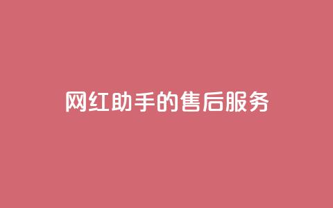 网红助手的售后服务,qq空间访问10人怎么弄 - 全网24小时自助下单网站在线 qq空间免费点赞赞 第1张