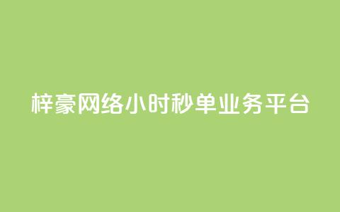 梓豪网络24小时秒单业务平台,免费快手播放量平台 - qq秒赞自助网站官网 qq会员低价开通网站 第1张