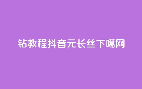 QQ钻教程2024 - 抖音1元长1000丝 第1张