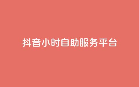 抖音24小时自助服务平台 - 抖音24h自助服务平台 第1张