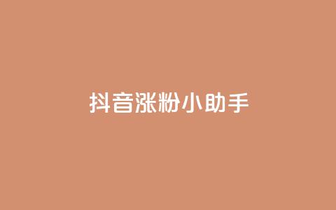 抖音涨粉小助手app - 抖音粉丝增长神器app！ 第1张