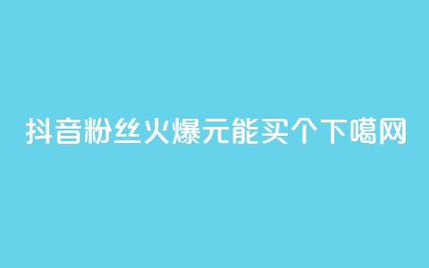 抖音粉丝火爆，1元能买10个 第1张