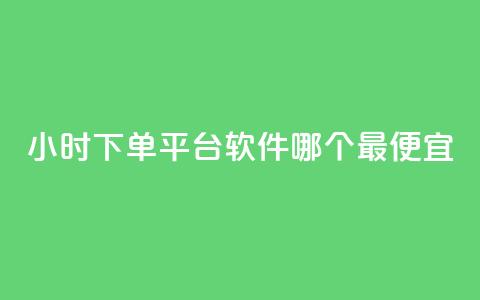 24小时下单平台软件哪个最便宜,24小时全网最低价下单平台 - 抖音点赞链接 抖音点赞推广 24小时自助下单全网最低价ks 第1张