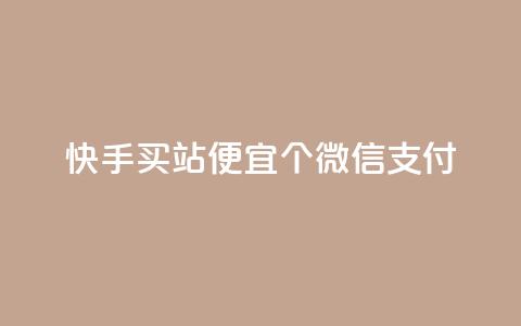 快手买站便宜100个微信支付,ks买赞自助下单下载 - qqc十年沉淀只做精品mba智库 免费领取的说说 第1张