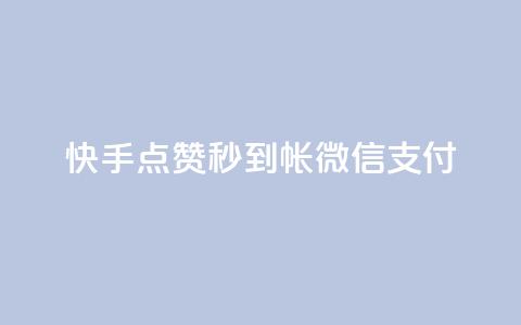 快手点赞秒到帐微信支付,拼多多无限账号下单软件 - qq空间访客量的网站 qq免费名片像素大作战 第1张