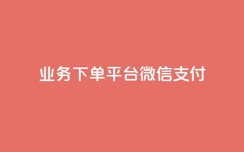 KS业务下单平台微信支付,抖音业务卡盟网站最低价 - 快手业务网站 抖音作品赞24小时平台 第1张