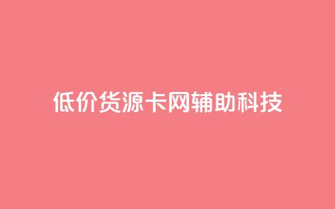 低价货源卡网辅助科技 - 低价货源卡网辅助科技精选推荐! 第1张